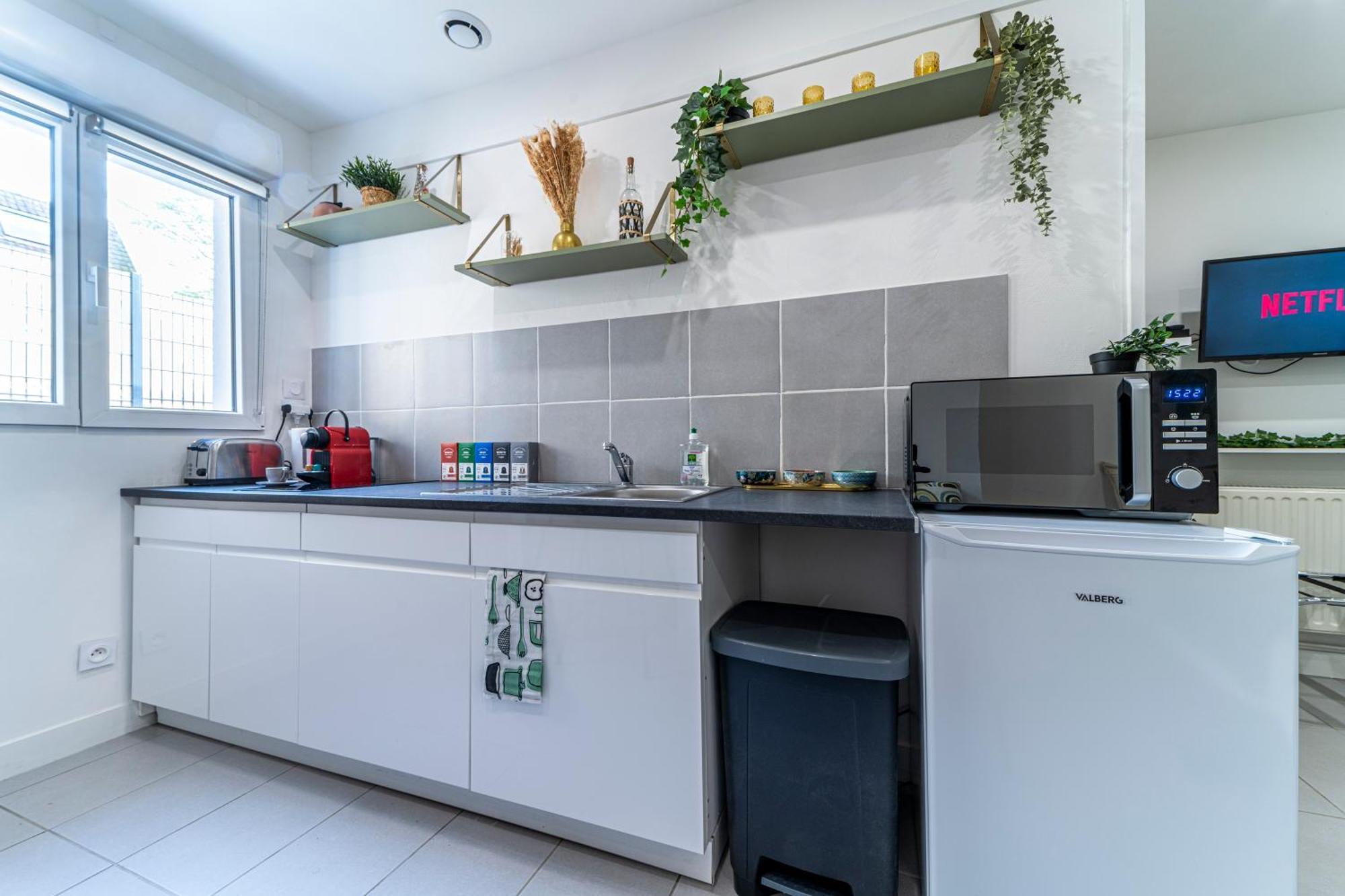 Appartement Le Cosy - Free Parking - Proche Gares Lille - Netflix - Wifi à Mons-en-Baroeul Extérieur photo